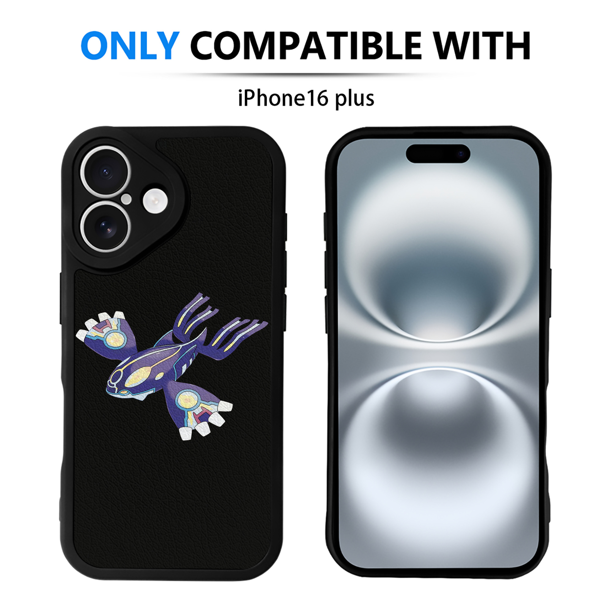 （画像用） ポケットモンスター Pokémon 【iPhone 16シリーズ対応】シリコンスマホケース（レザー調） 材質：シリコン